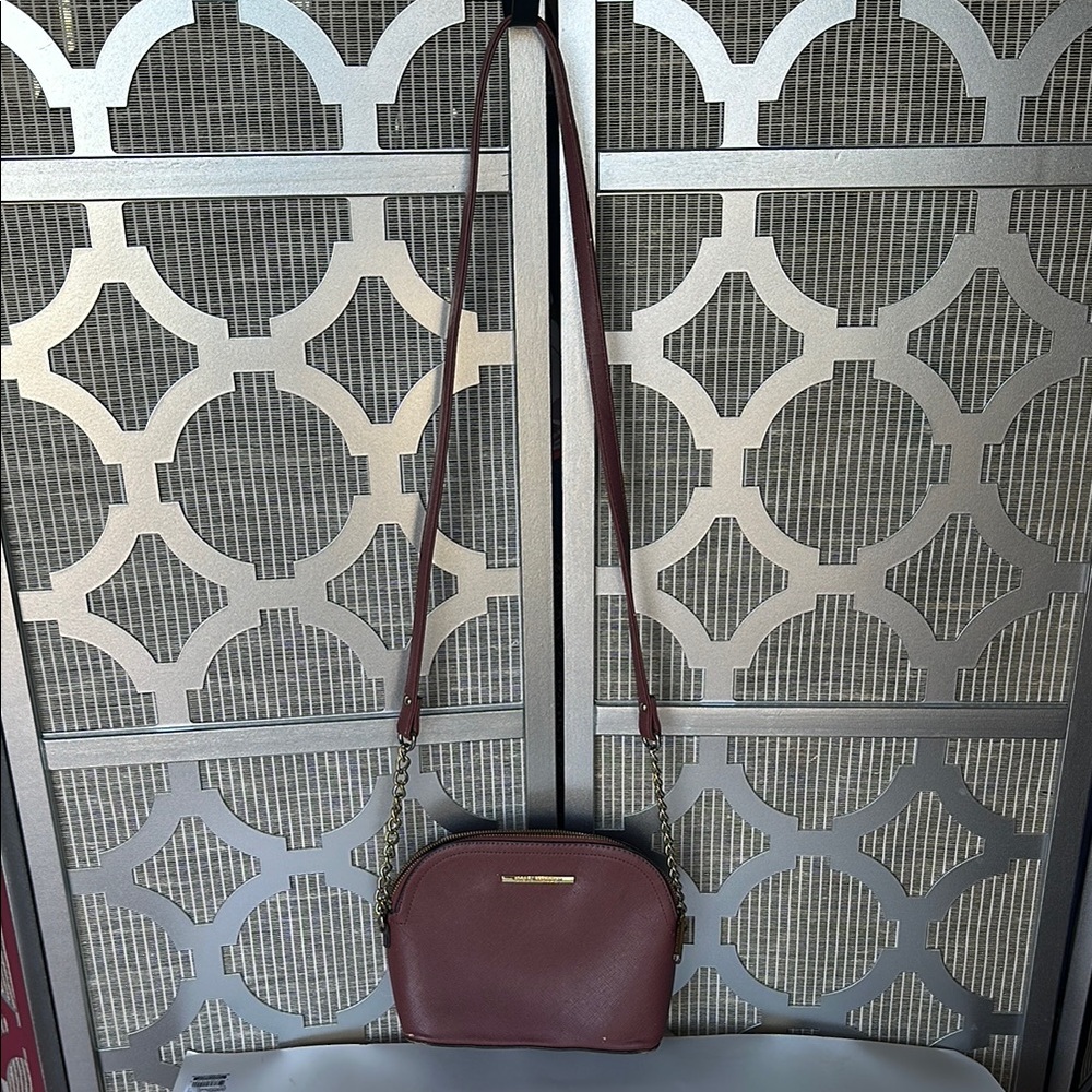 Steve Madden Mauve Crossbody Bag with Dome Shape